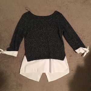 Business casual sweater shirt